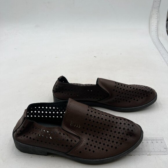 Brown Men\'s Loafers Casual Slip On Driving Shoes Moccasin Toe Soft Summer Shoes main image 5